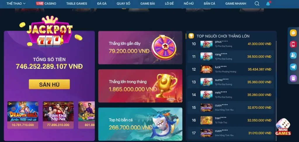 Ưu đãi và khuyến mãi hấp dẫn cho Slot Games